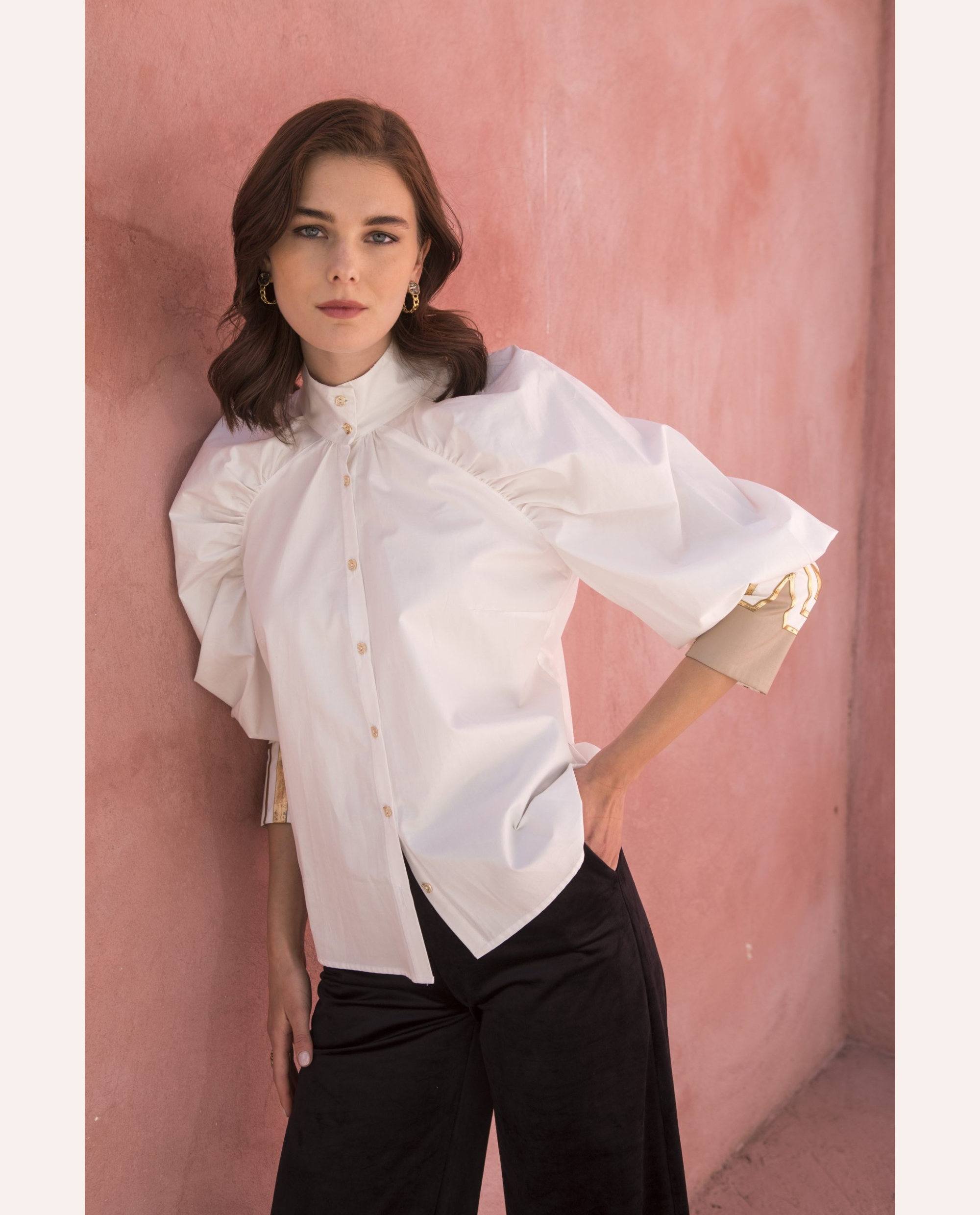 Tunisia shirt - White/Black