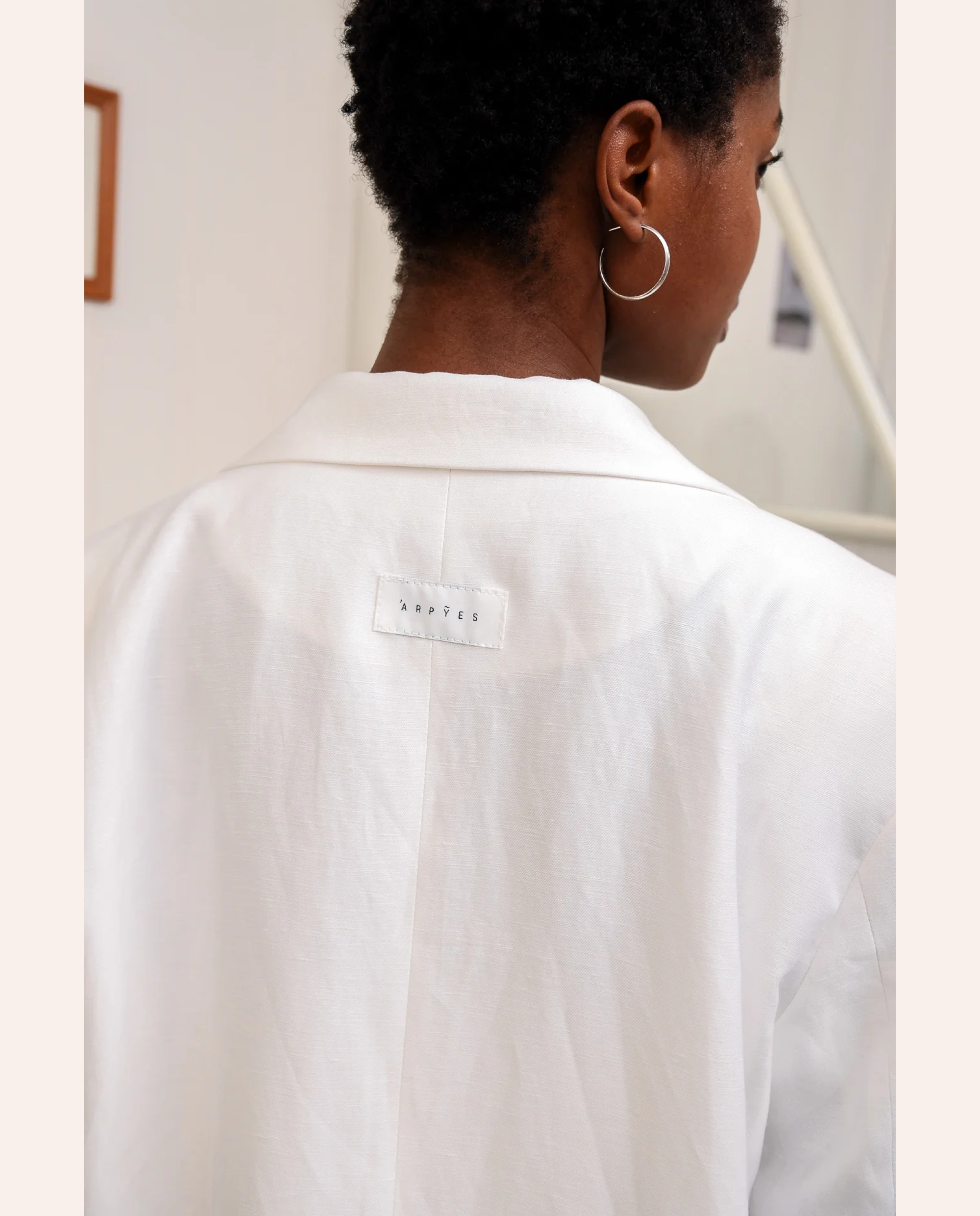 Coconut Milk Blazer - White - Image 5