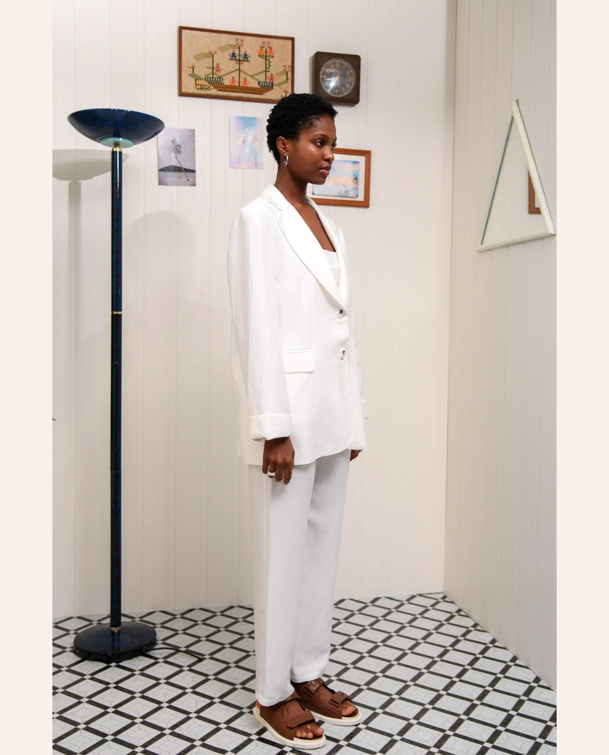 Coconut Milk Blazer - White - Image 4