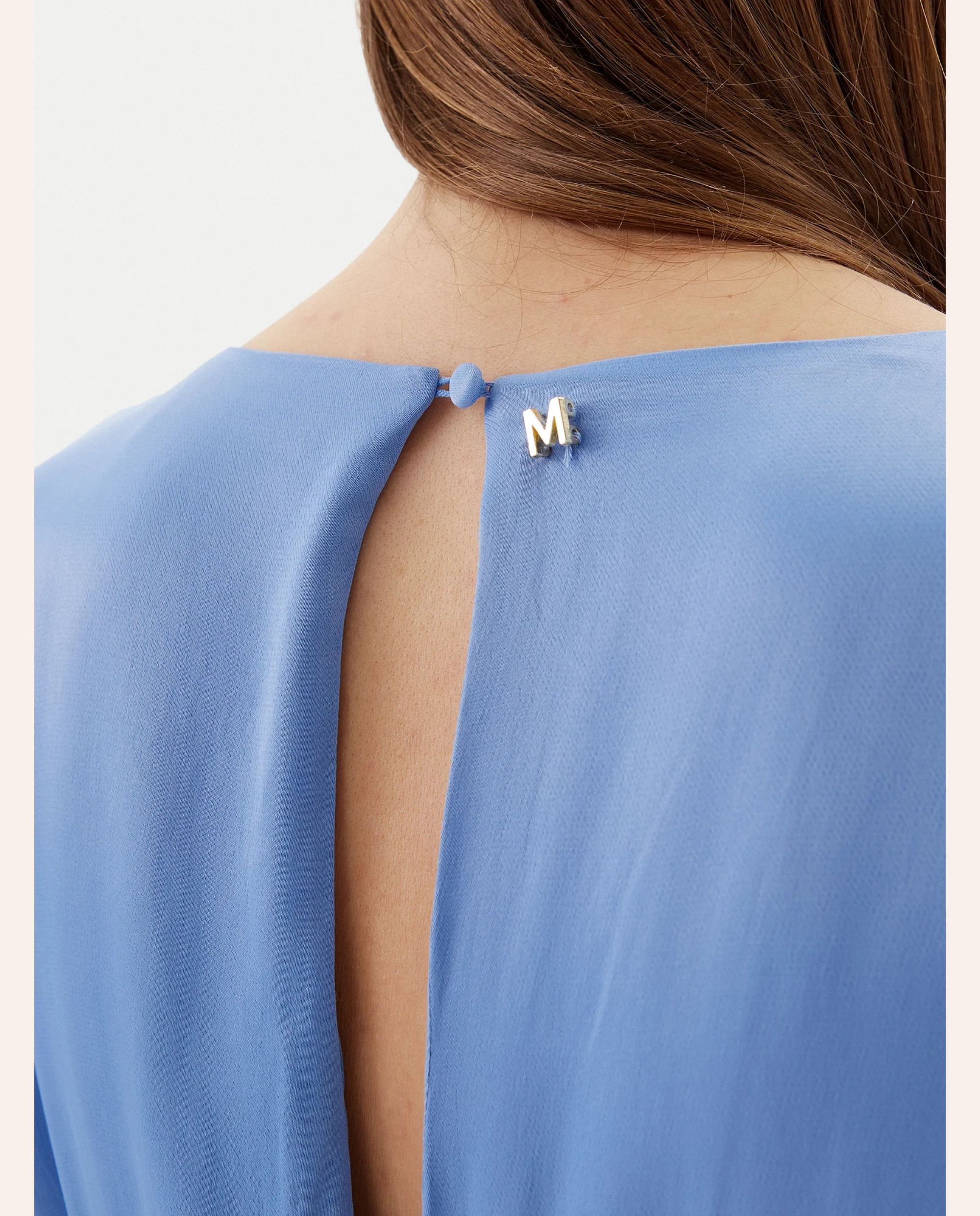 Long Dress With Draped Waist - Image 3