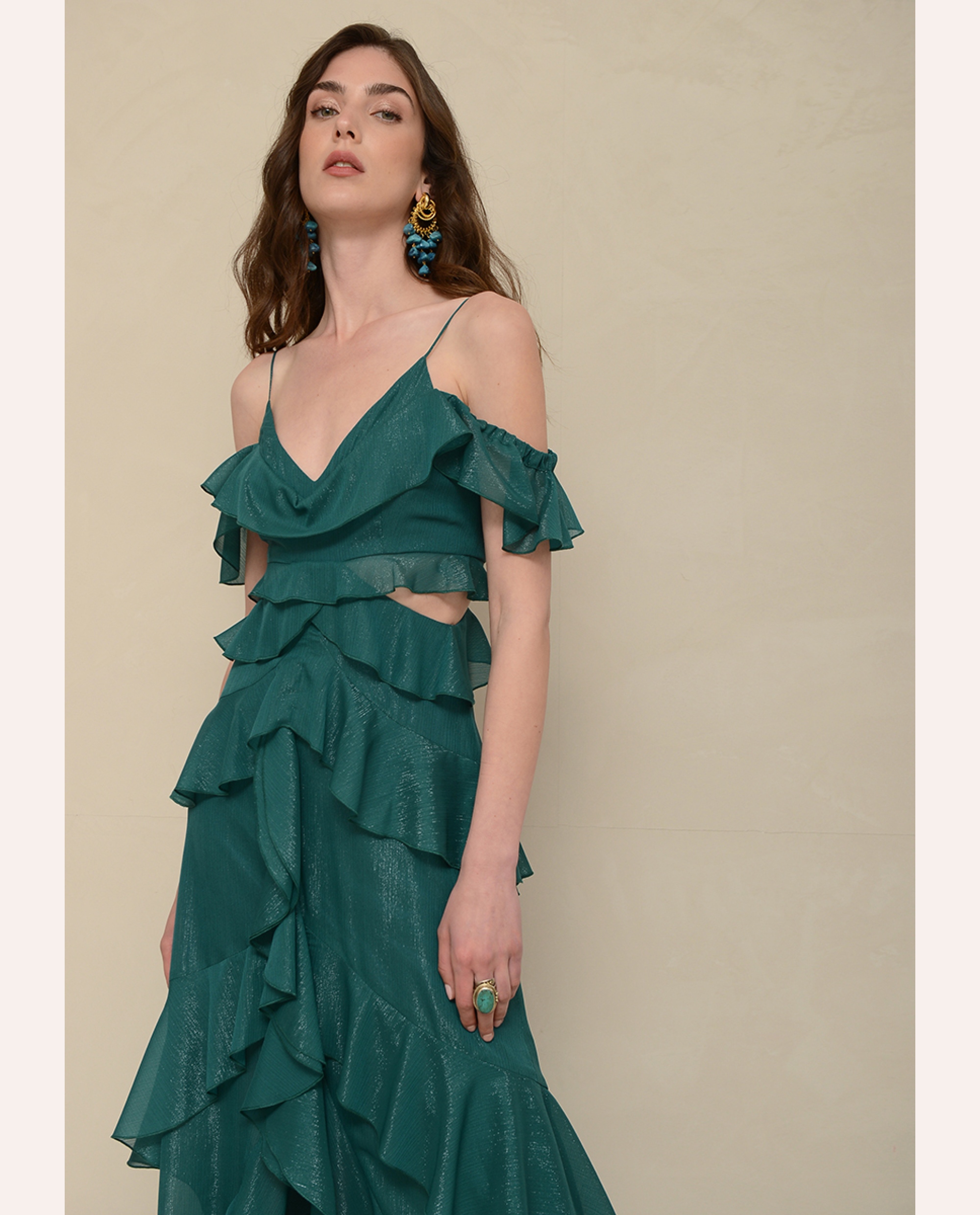 Volcano Dress - Sparkling Green - Image 3