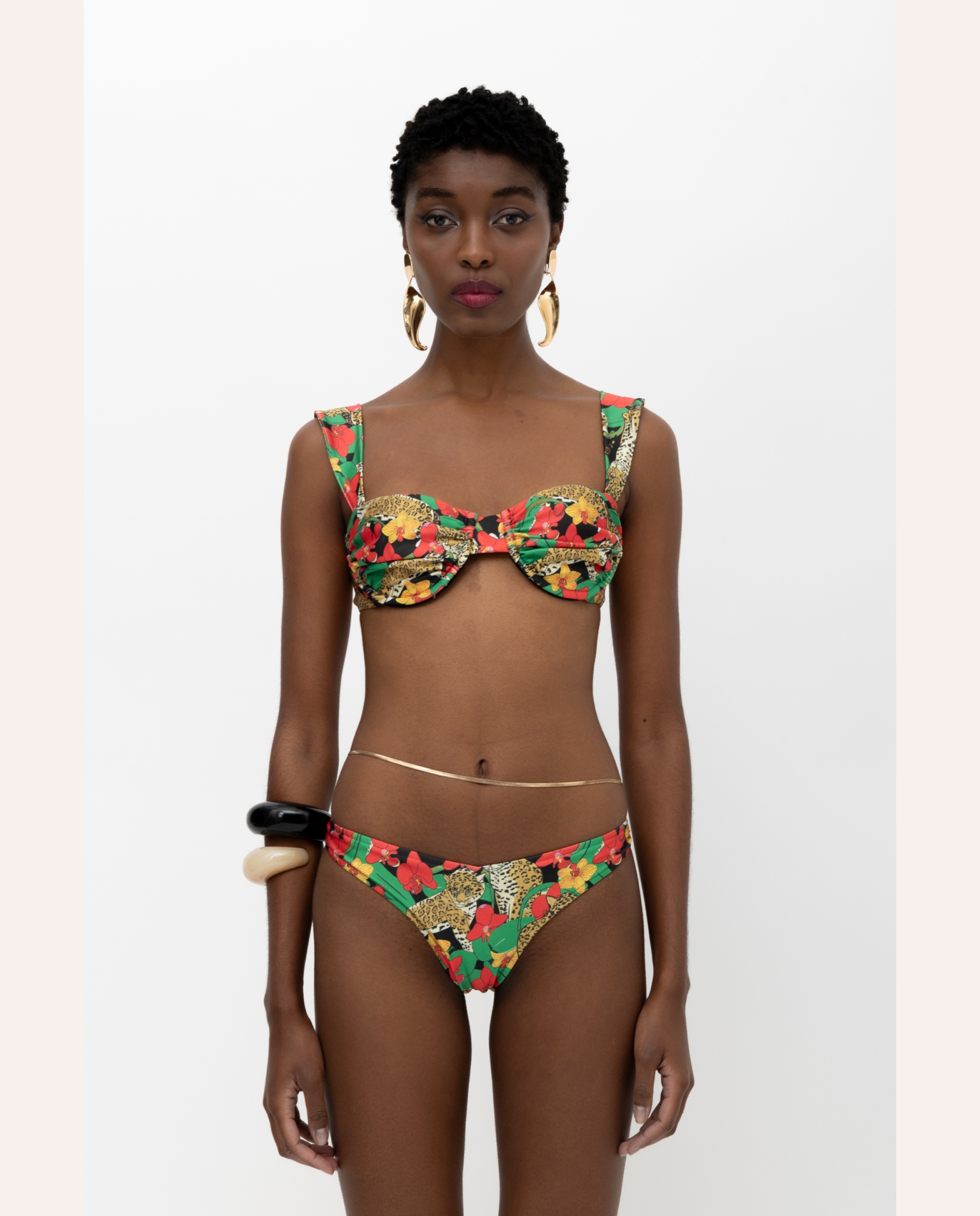 Kibo Red Tiger Bikini - Print - Image 3