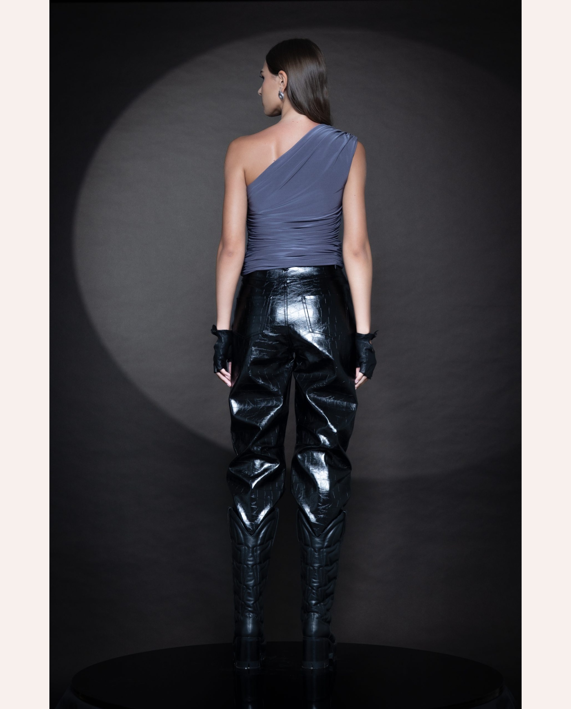 Adrianna Top -  Silver - Image 3