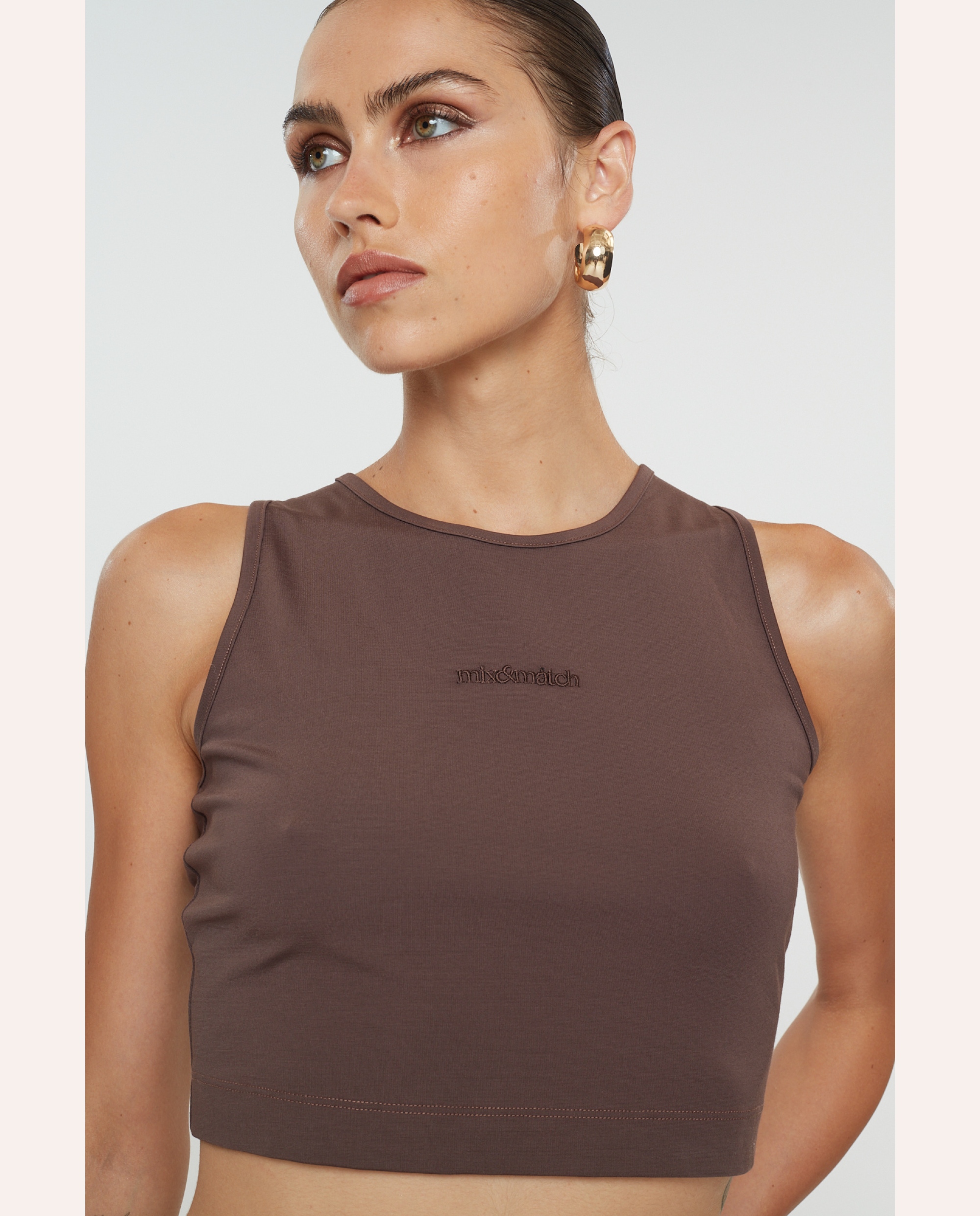 Ruth Tank Top – Brown - Image 4