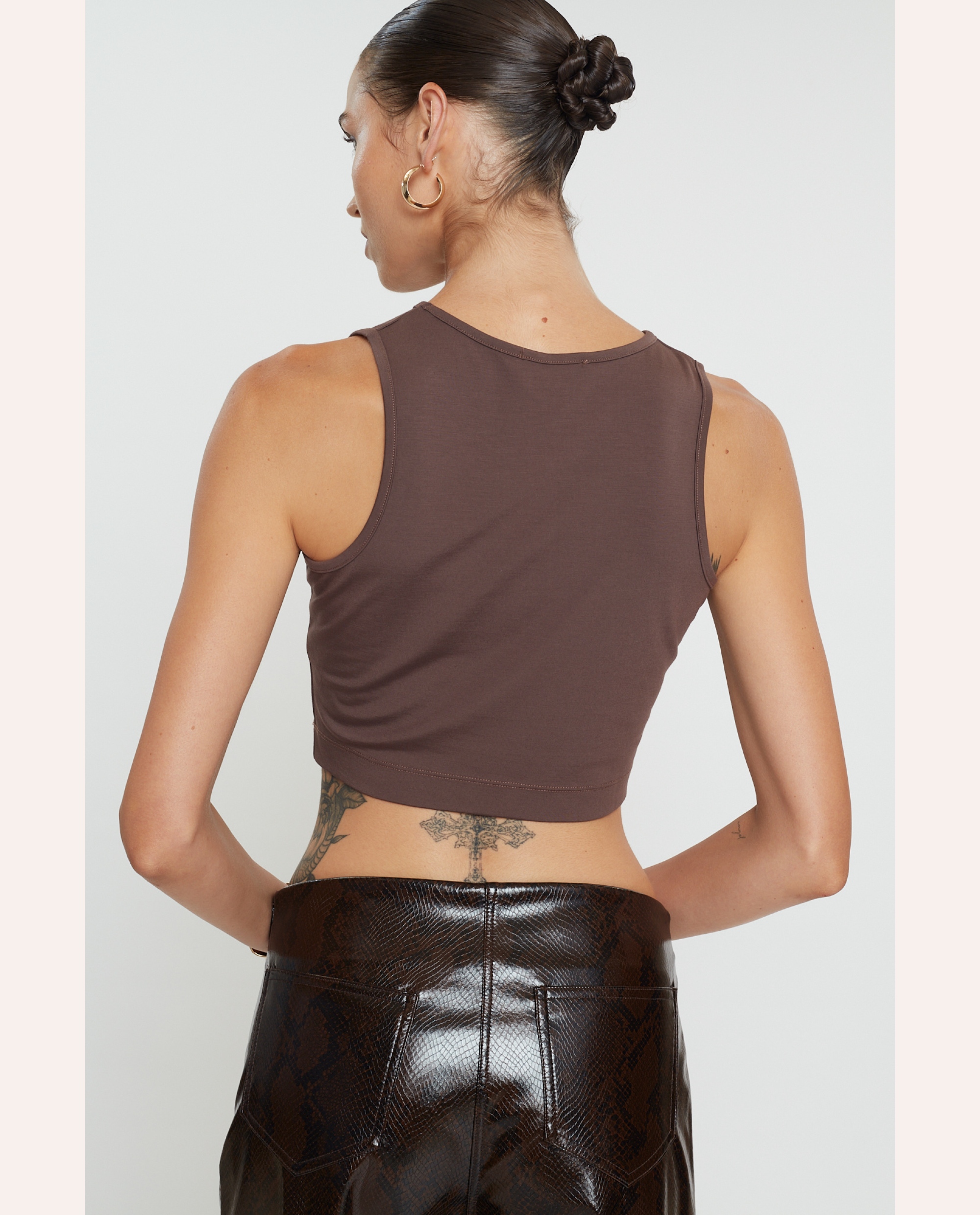 Ruth Tank Top – Brown - Image 3