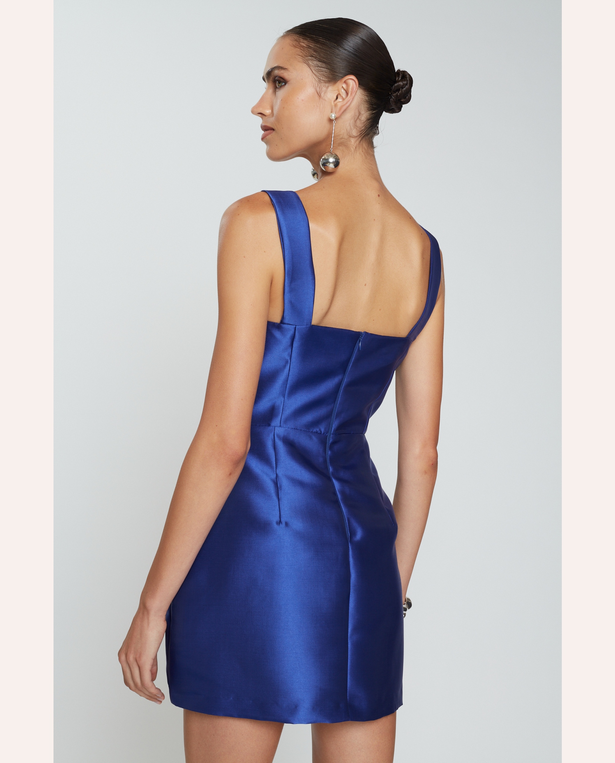 Vasiliki Mini Dress – Blue - Image 3