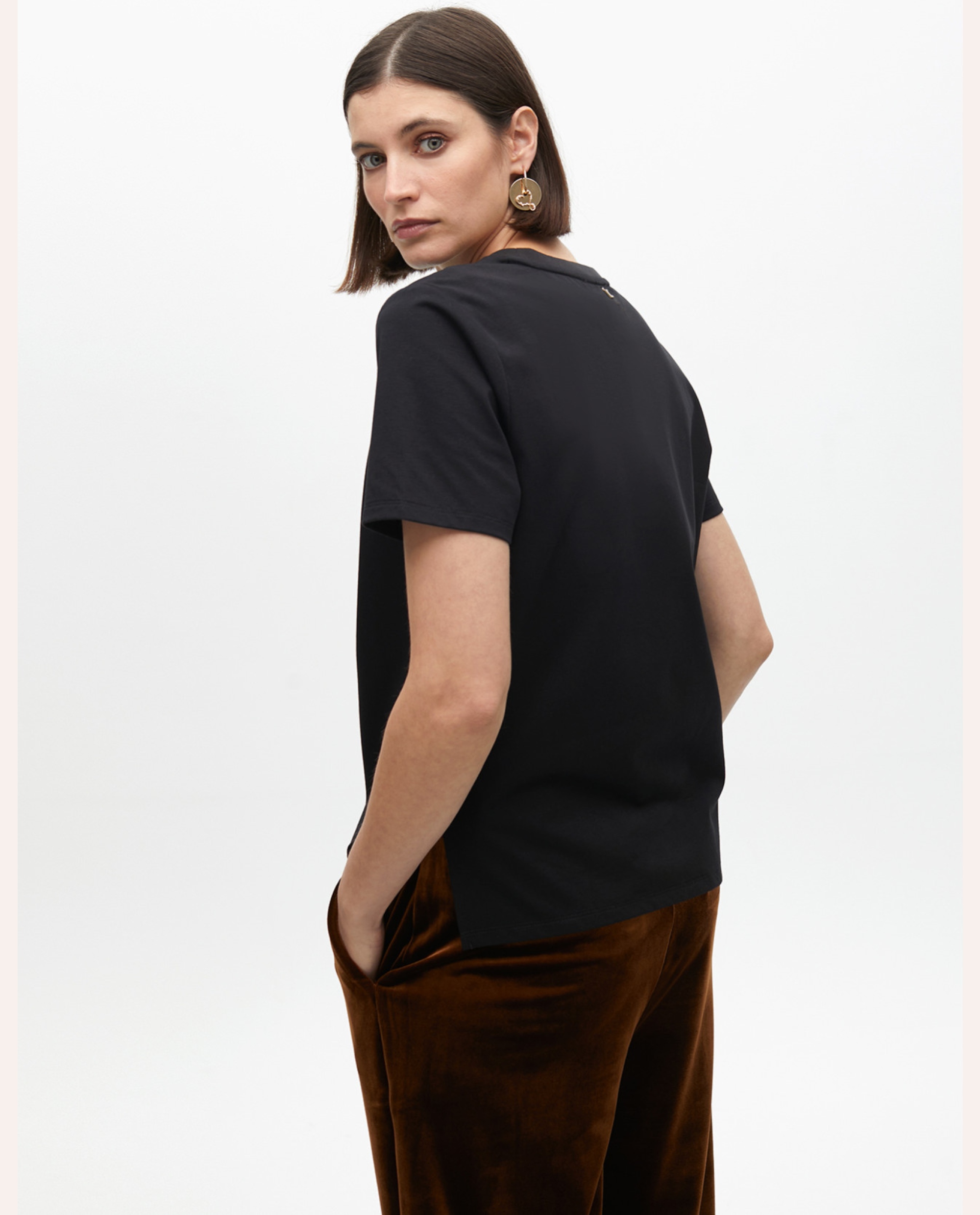 Tiger Sequin T-shirt - Black - Image 3