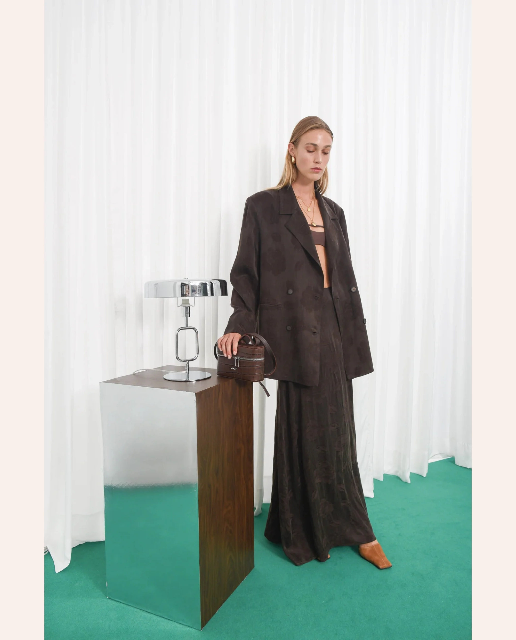 Inner Voice Maxi Skirt - Brown - Image 4