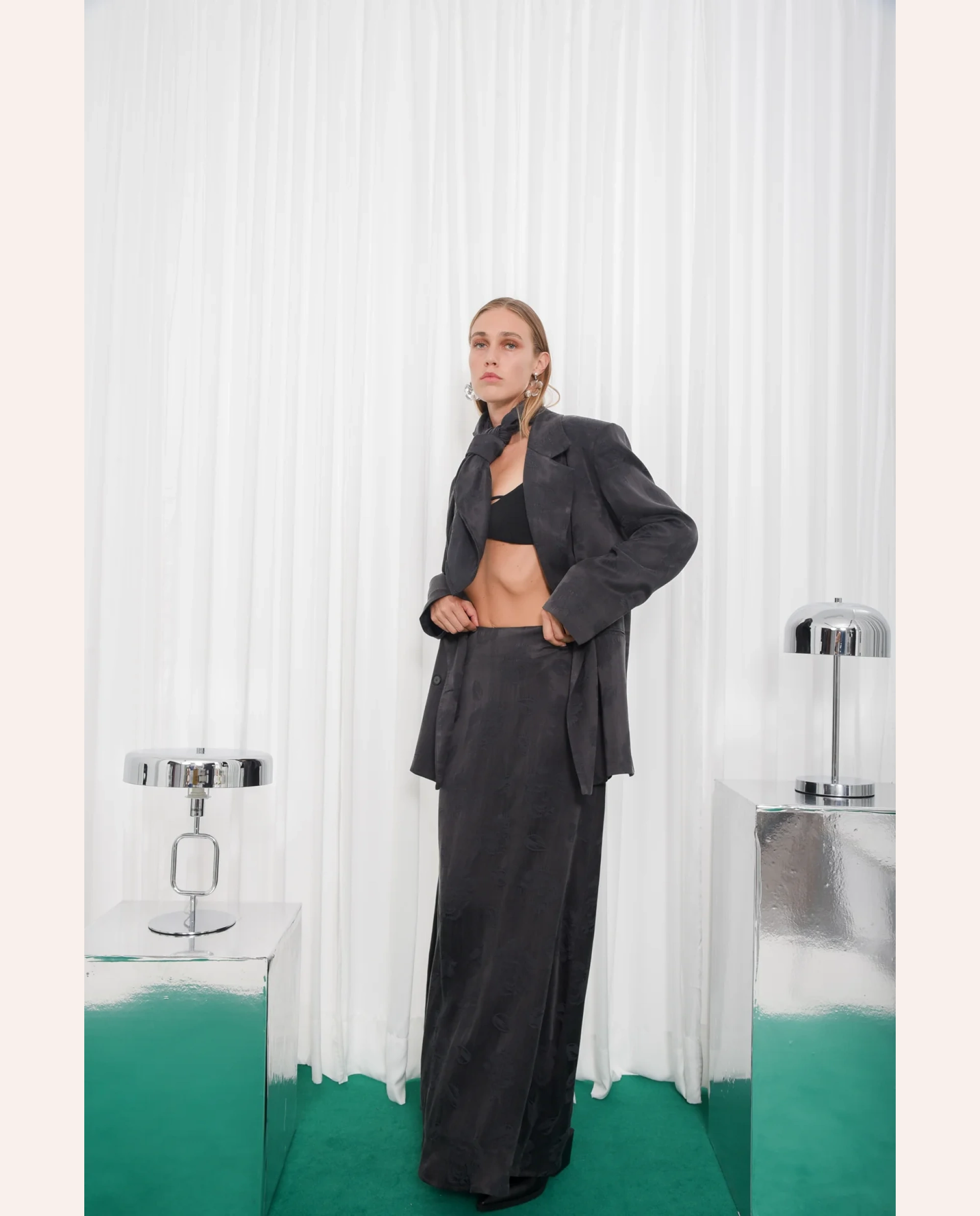 Inner Voice Maxi Skirt - Anthracite - Image 3