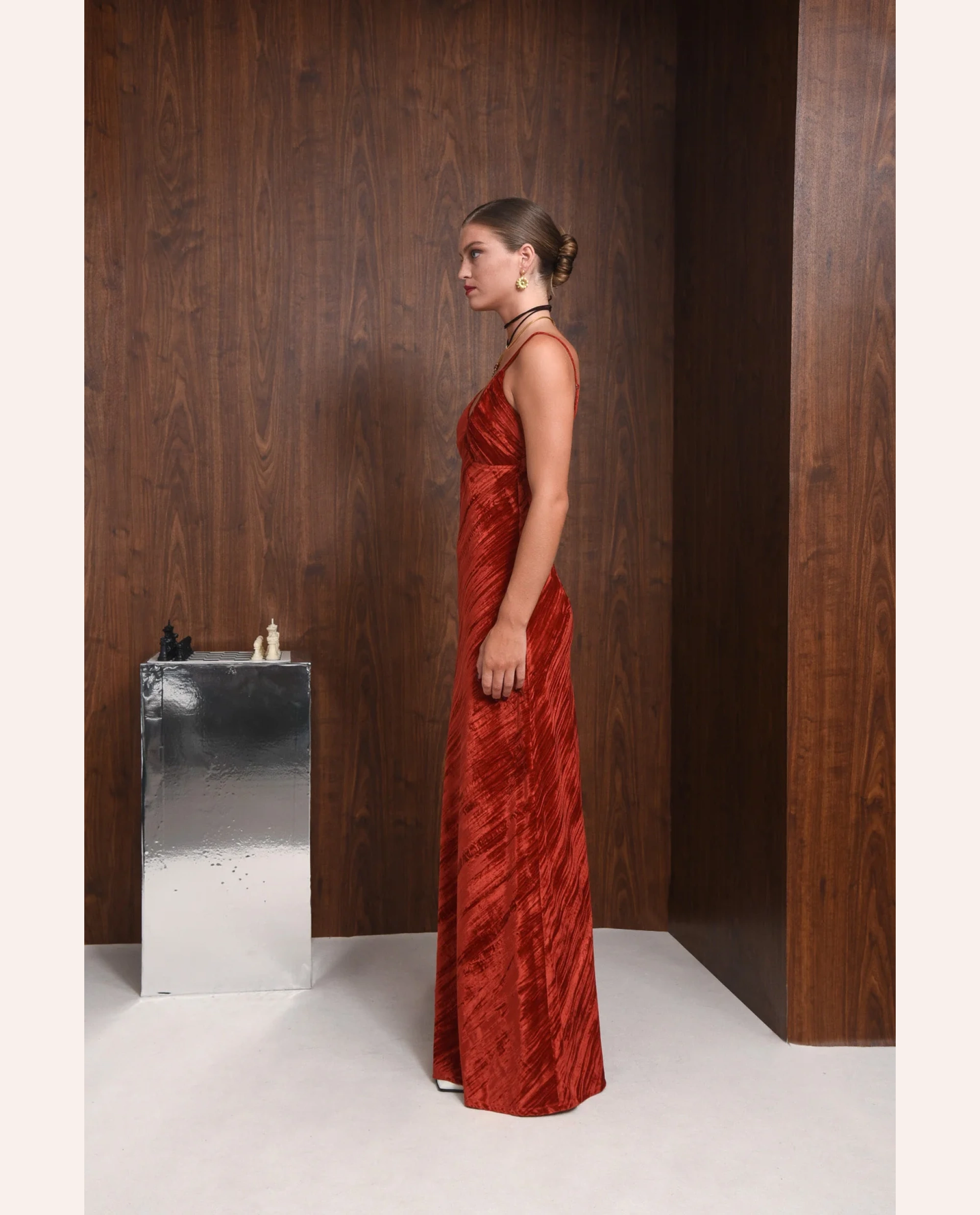 Fearless Maxi  Dress - Red - Image 3