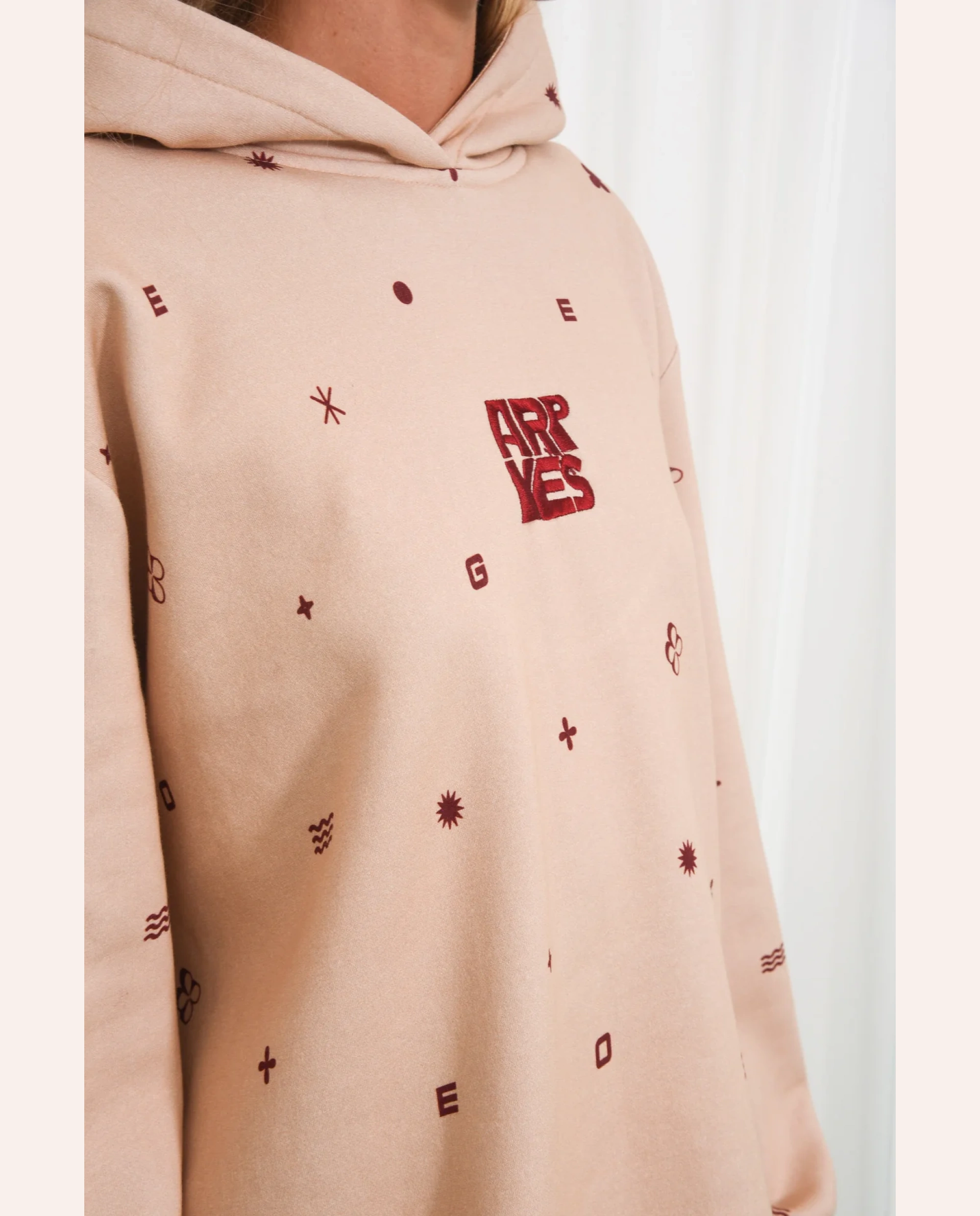 Ego Hoodie - Beige - Image 3