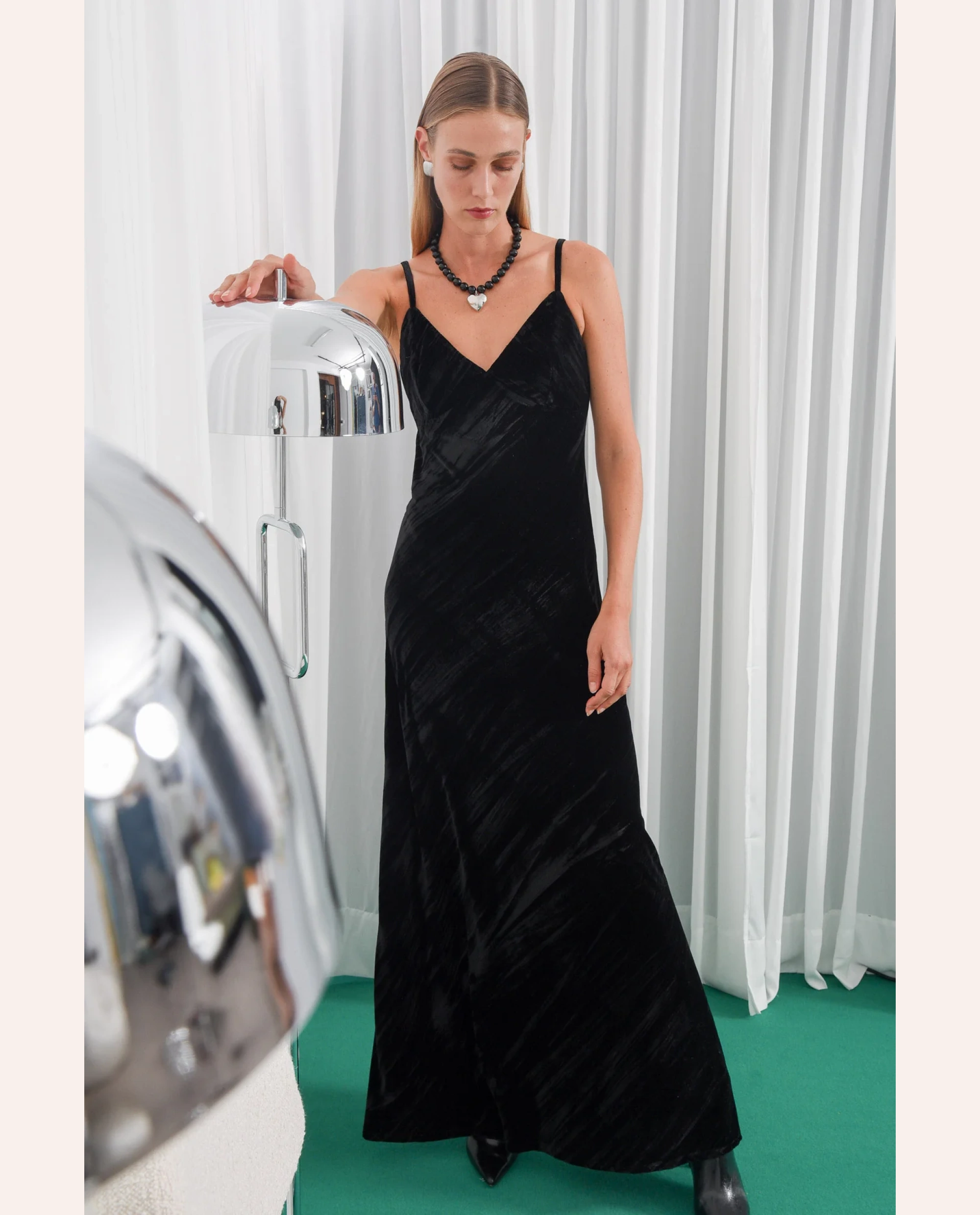 Fearless Maxi  Dress - Black - Image 3