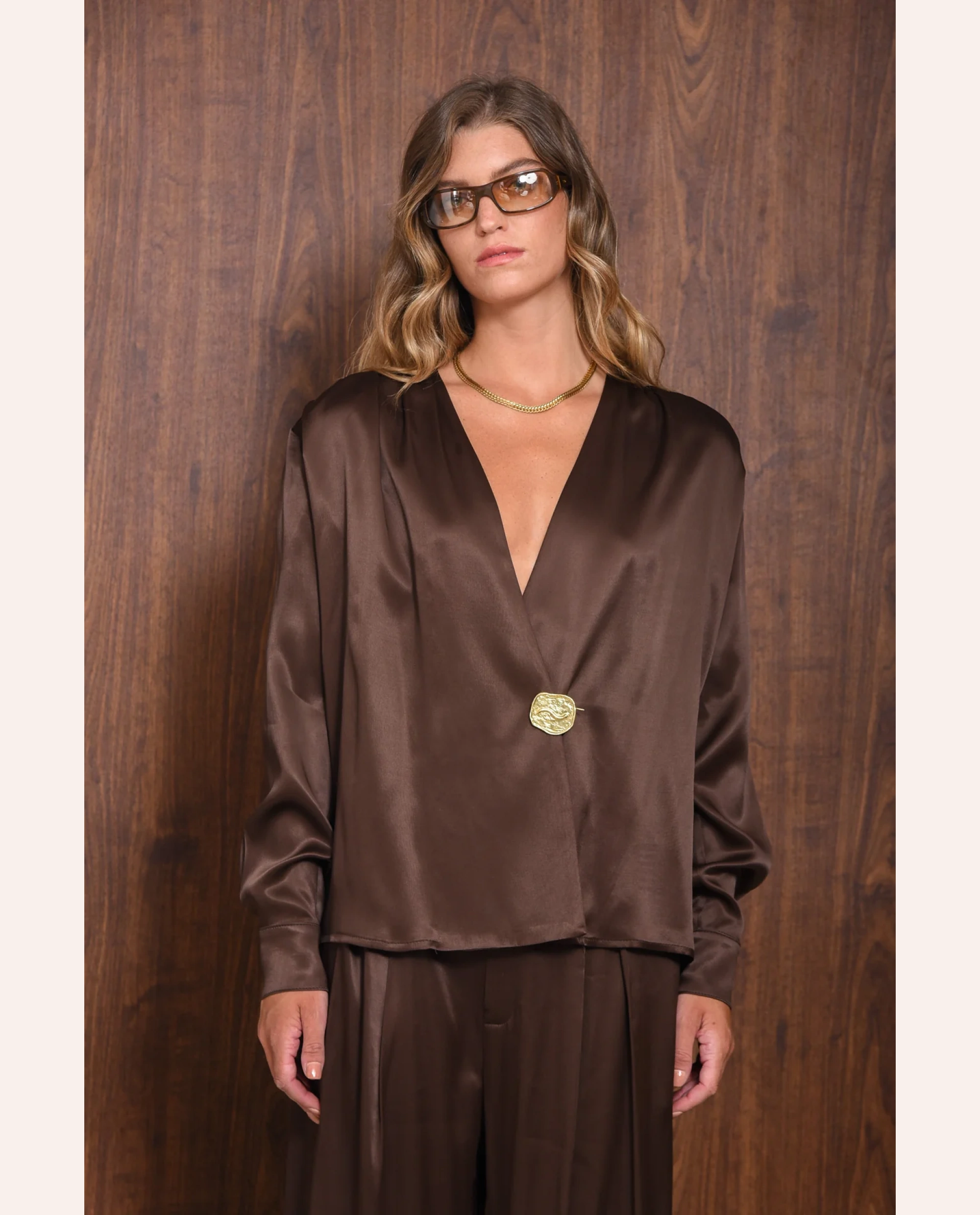 Vanity Shirt - Brown - Image 3