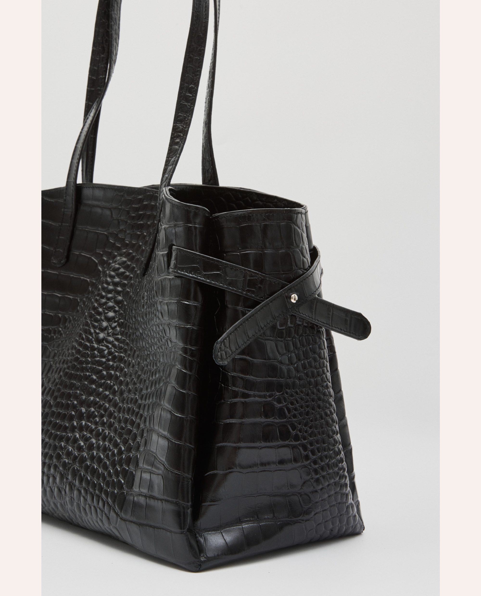 Lorene Leather Bag – Black - Image 3