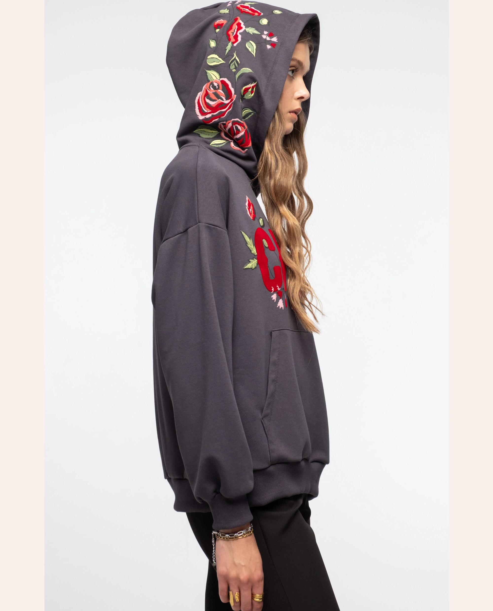 Thorns Hoodie - Grey - Image 4