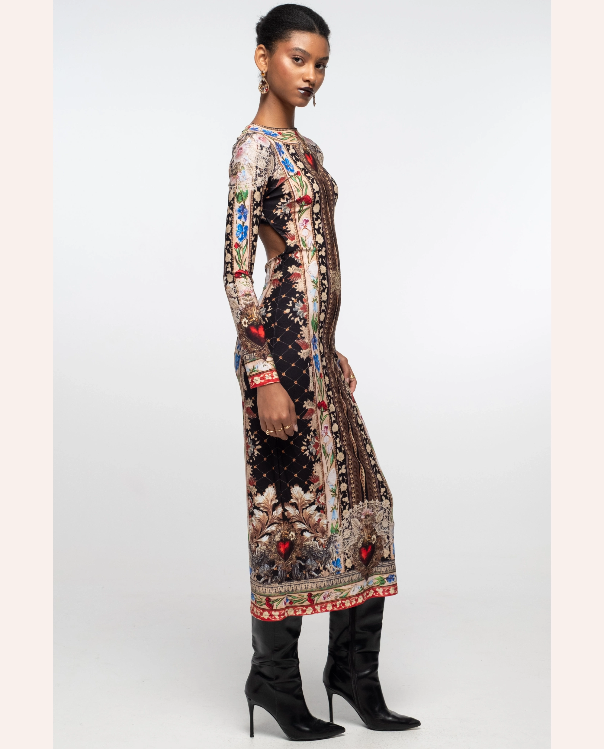 Opulence Dress -  Print - Image 2