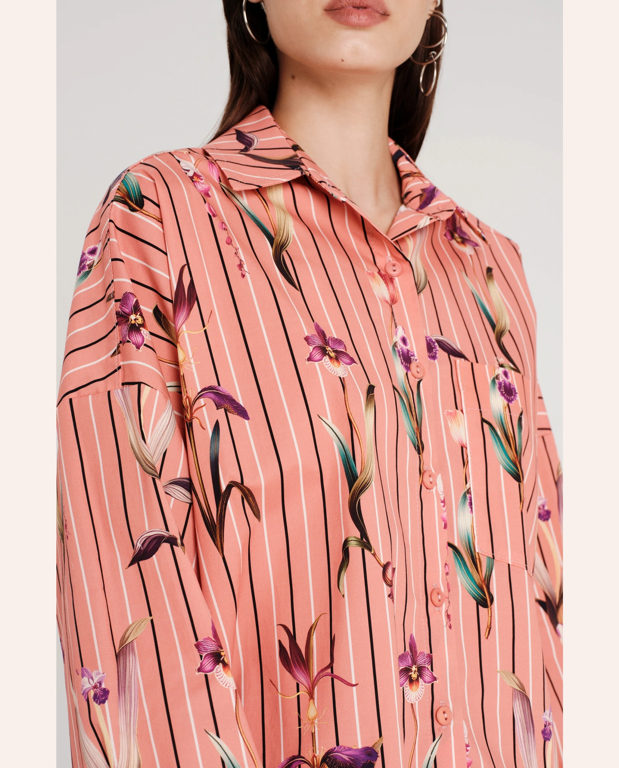 Orchid Shirt - Coral - Image 3
