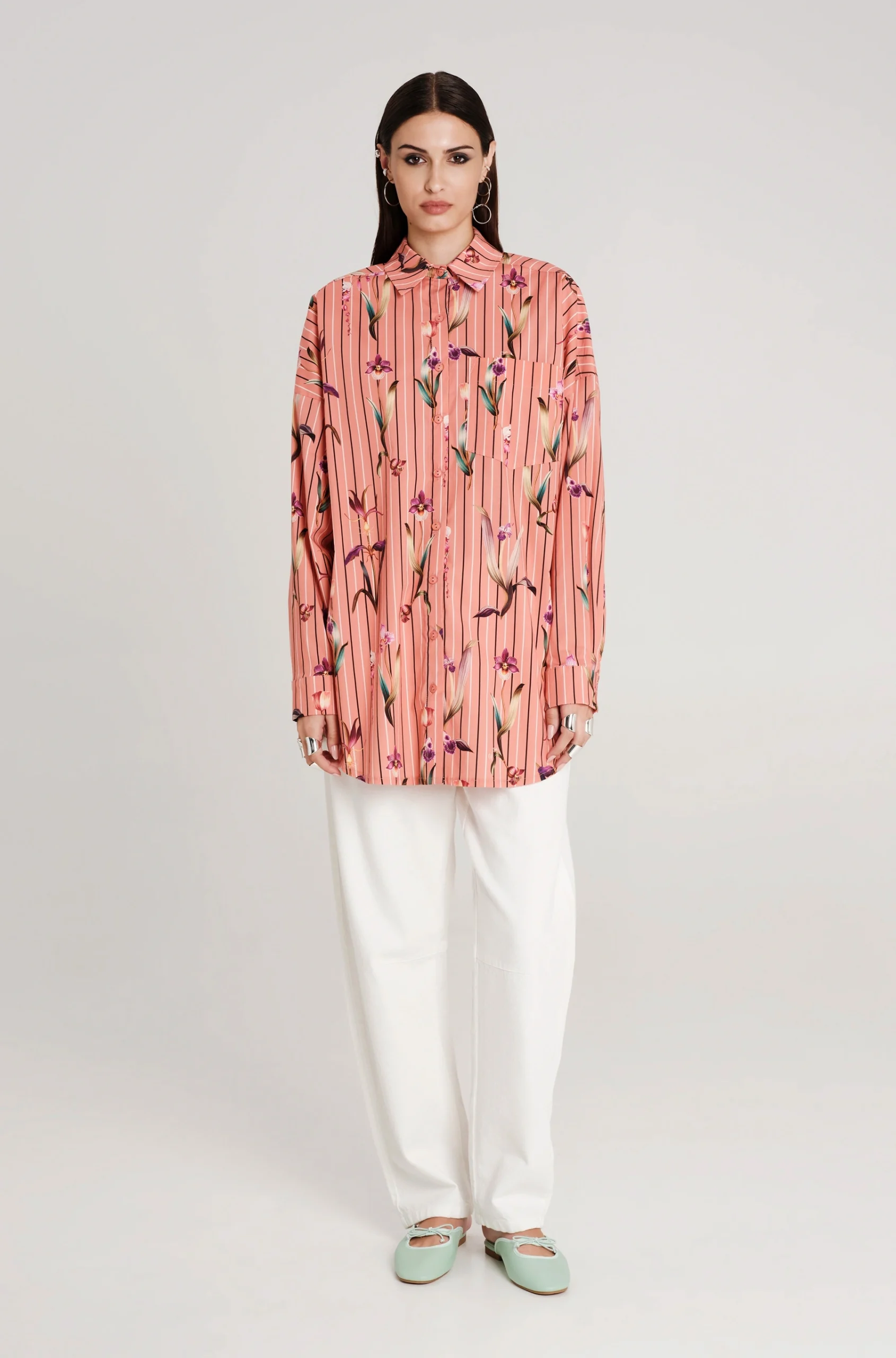 s26218-orchid-_-_-_-_---cotton-_5_ Orchid Shirt - Coral - Image 1