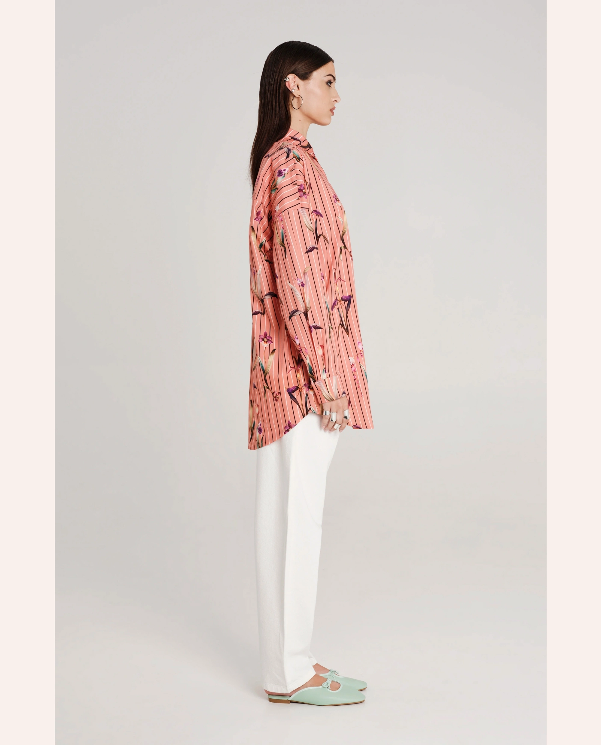Orchid Shirt - Coral - Image 4