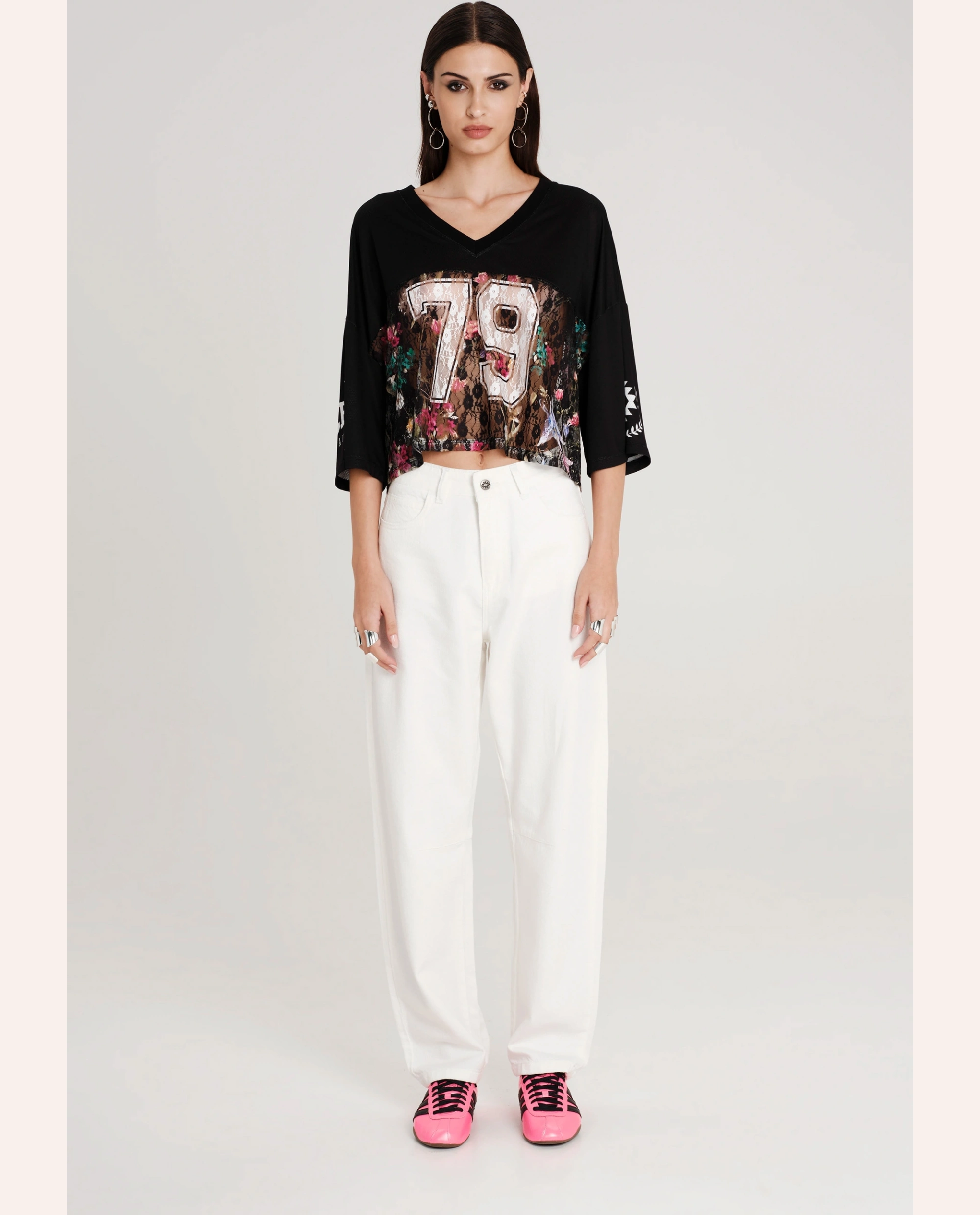 Flowercore Lace Top -  Print - Image 4