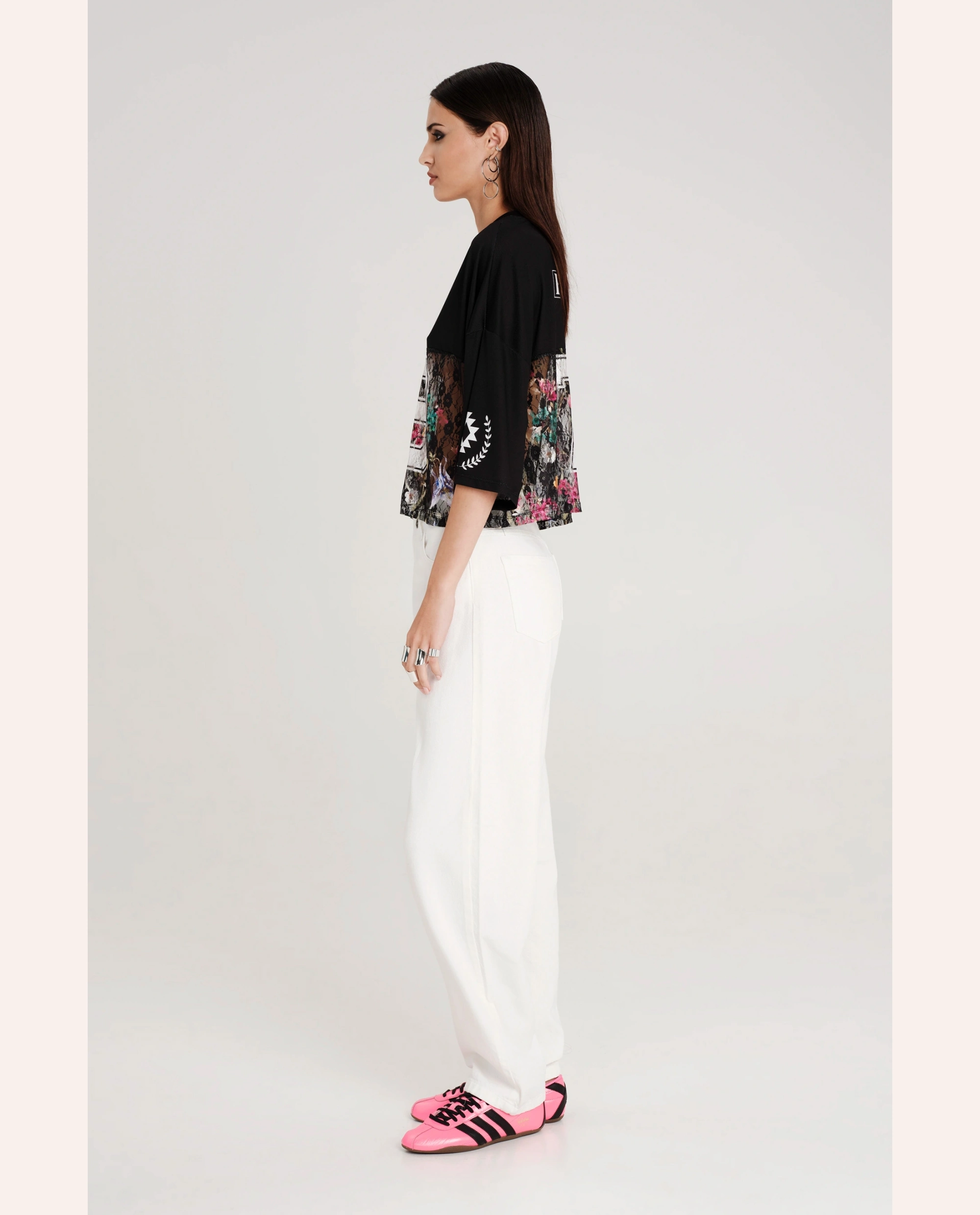 Flowercore Lace Top -  Print - Image 3