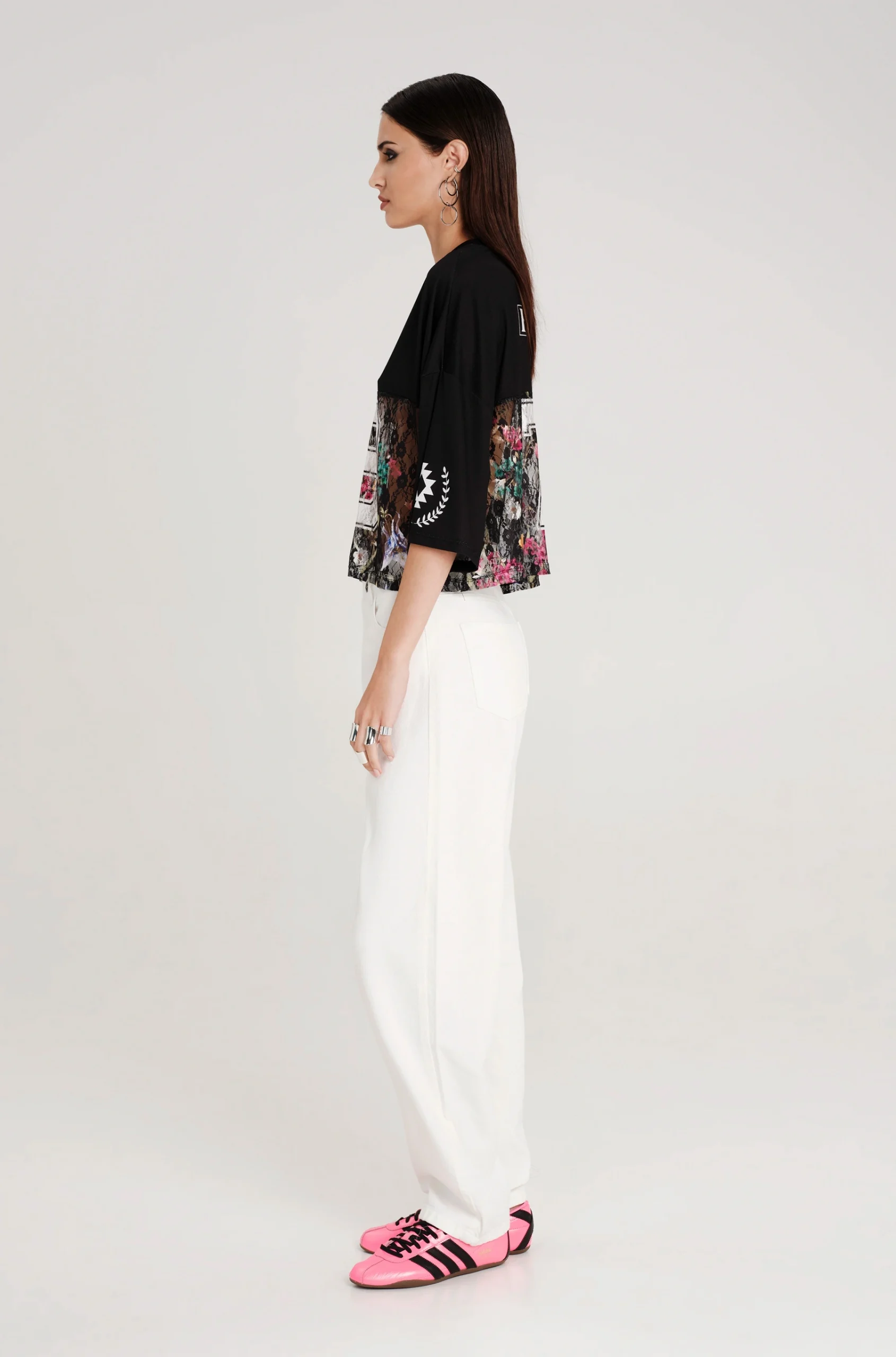 Flowercore Lace Top -  Print - Image 3