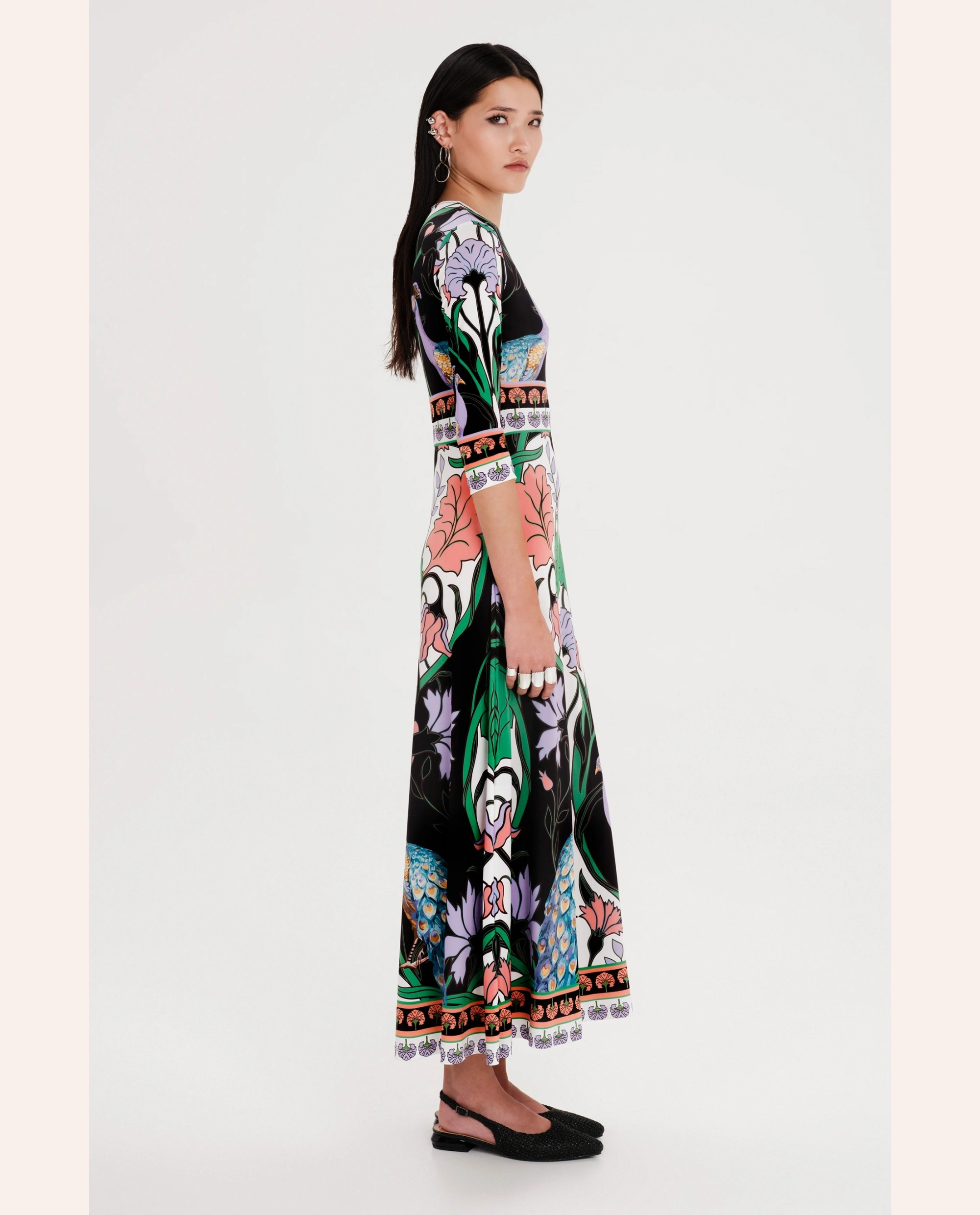 Nostalgia Maxi Dress - Print - Image 2