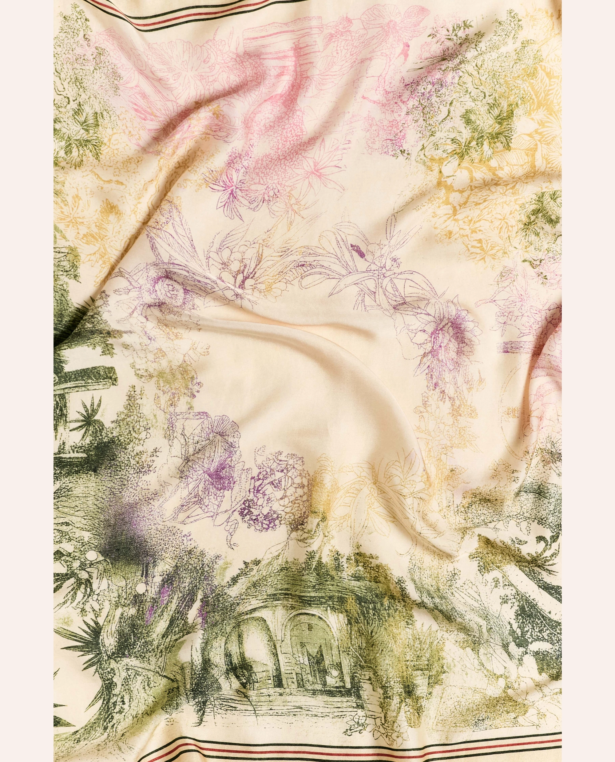 Floral Scarf  - Print - Image 3